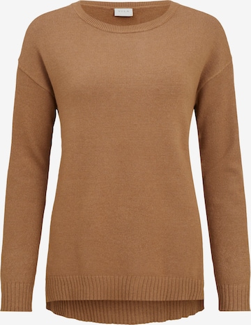 VILA Sweater 'Ril' in Brown: front