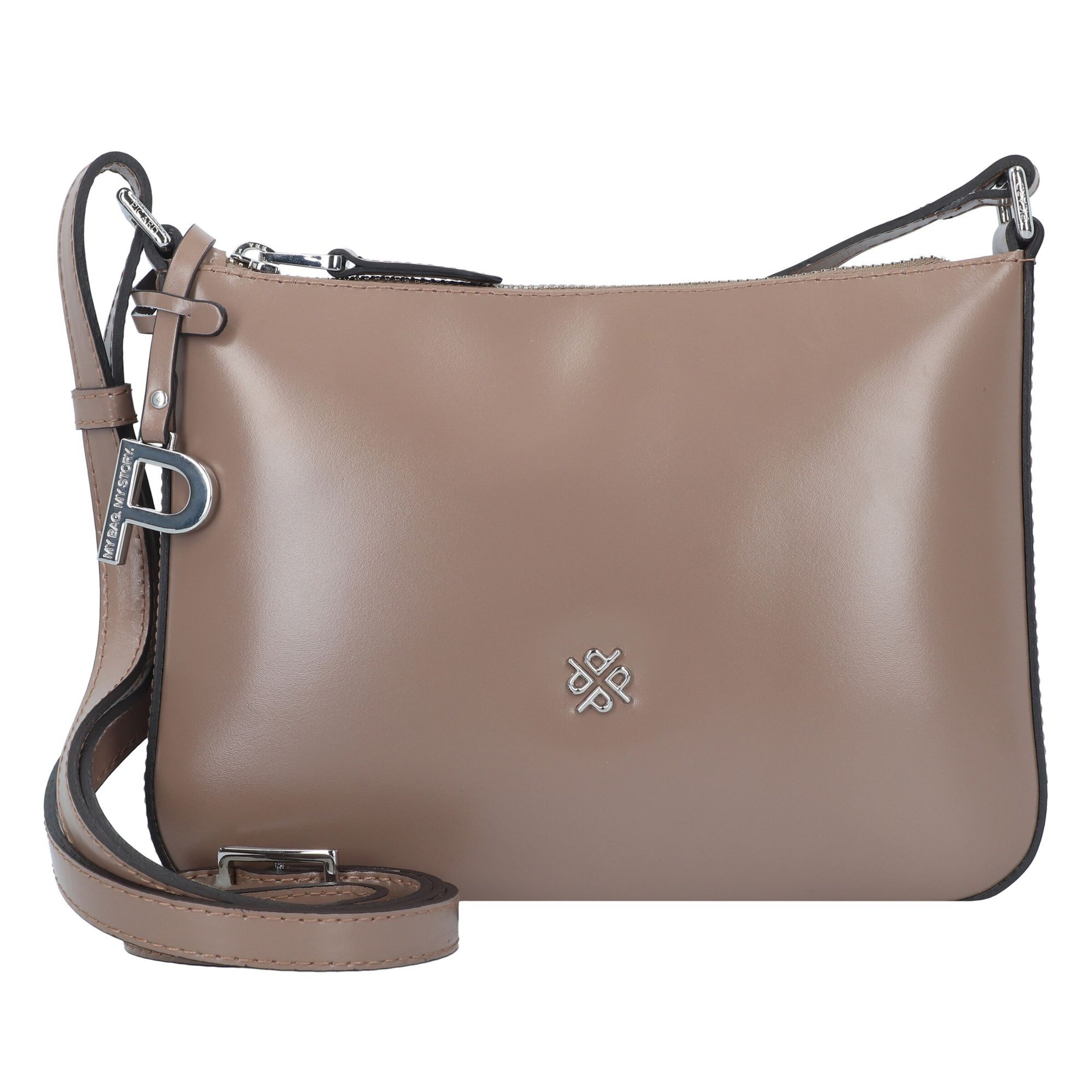 Picard Schoudertas in Bruin: voorkant