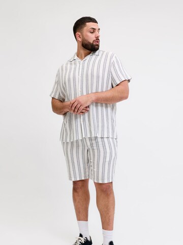 Jack & Jones Plus Свободный крой Штаны 'JPSTJaiden' в Белый