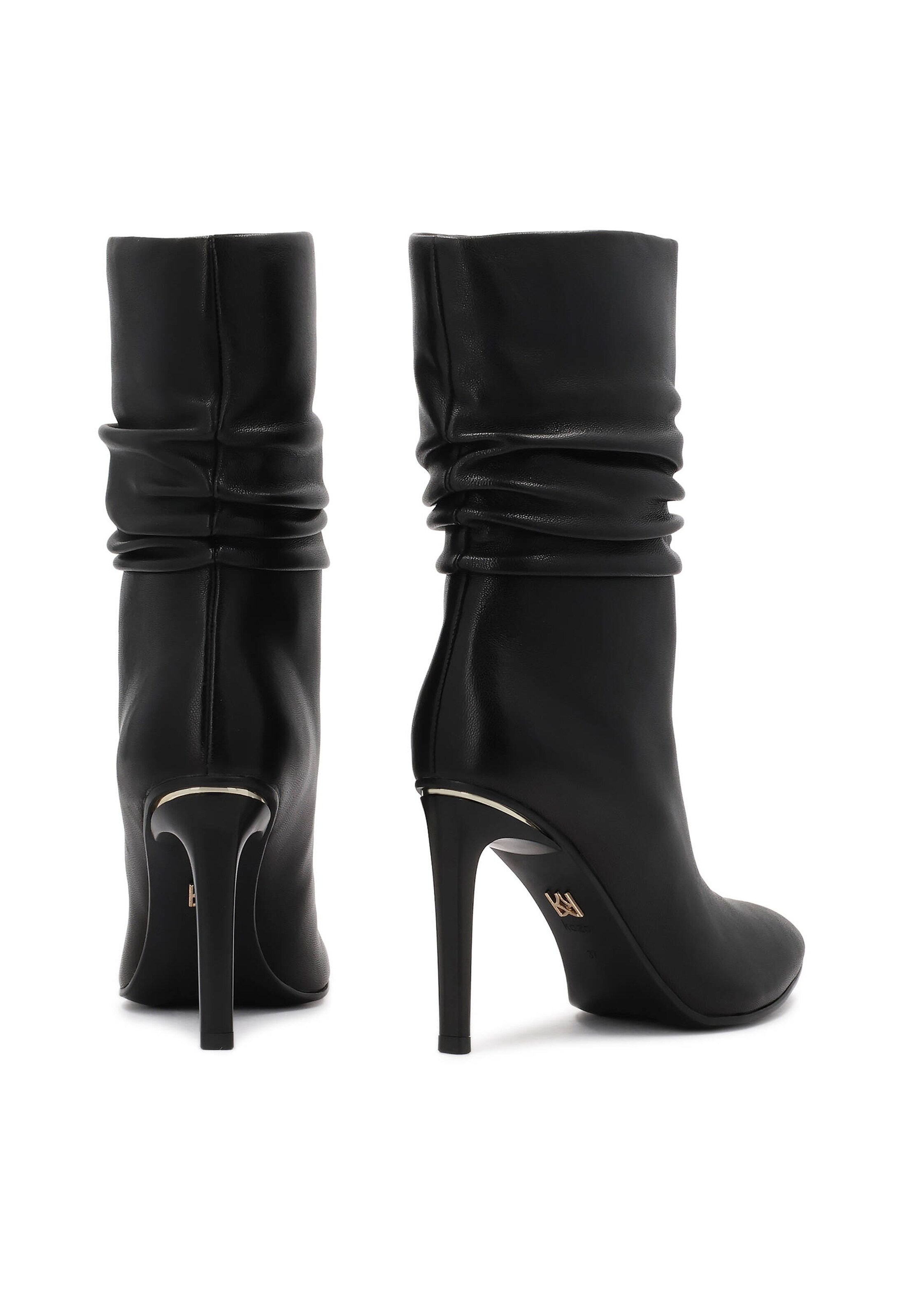 Kazar Къси ботуши в черно