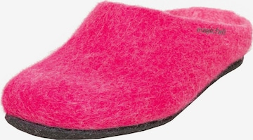 MagicFelt Slippers 'Filzpantoffel Magicfelt 709' in Pink: front