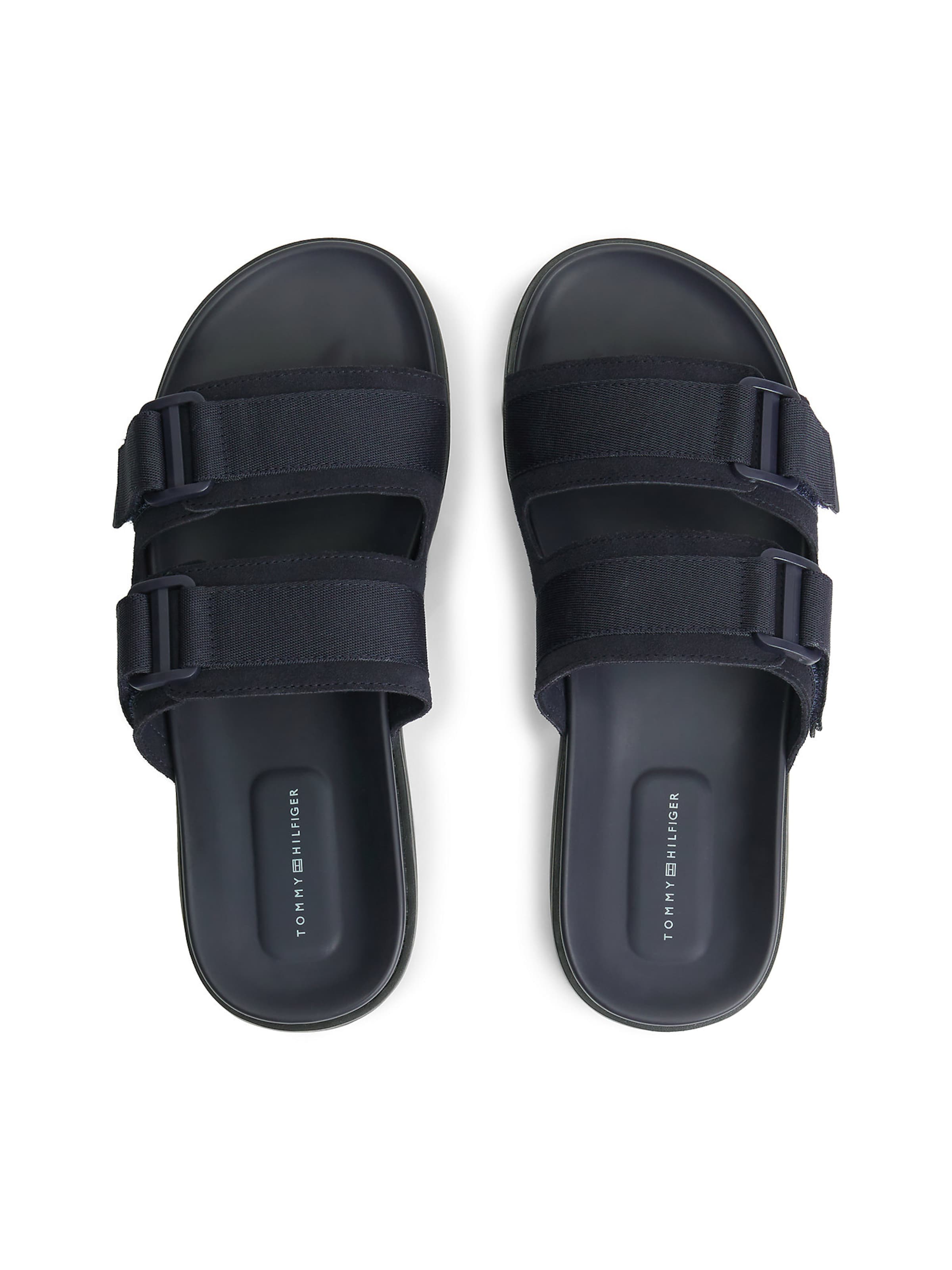 TOMMY HILFIGER Pantolette in Blau