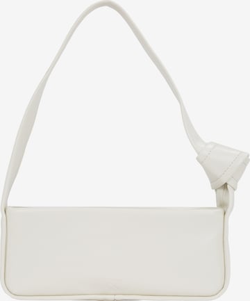 Calvin Klein Jeans Schultertasche in Weiß: Vorderseite