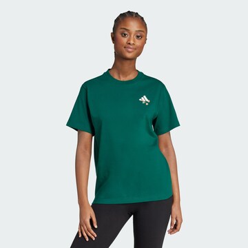 T-shirt fonctionnel 'Tiro' ADIDAS SPORTSWEAR en vert : devant
