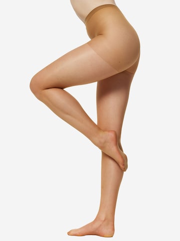 Nur Die Fine tights ' Seidenfein 15 DEN ' in Brown