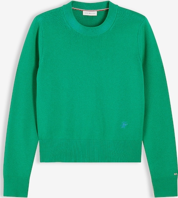 Pull-over TOMMY HILFIGER en vert : devant