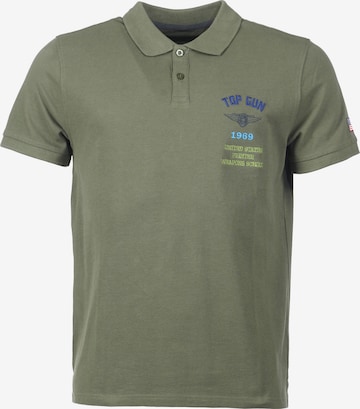 TOP GUN Shirt in Green: front