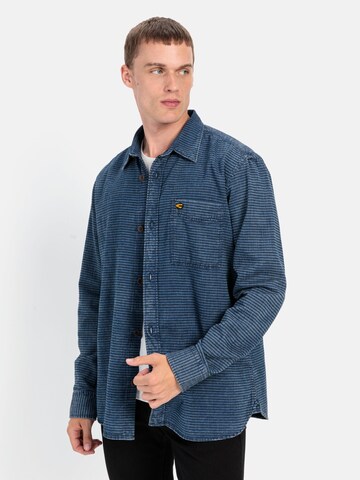 CAMEL ACTIVE Regular fit Button Up Shirt in Blue: front