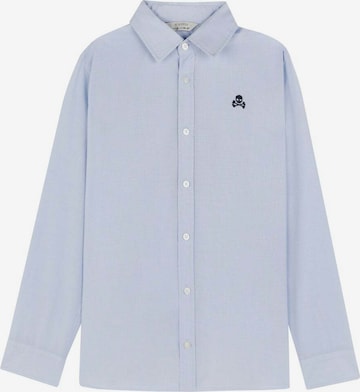 Scalpers Regular fit Overhemd 'Siena' in Blauw: voorkant