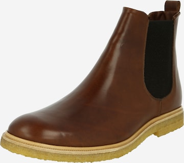 ROYAL REPUBLIQ Chelsea boots in Bruin: voorkant