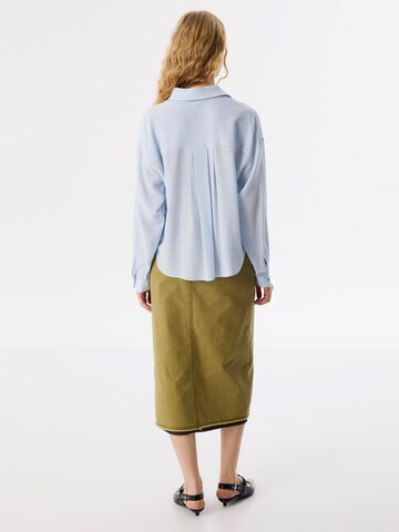 Twist Blouse in Blauw