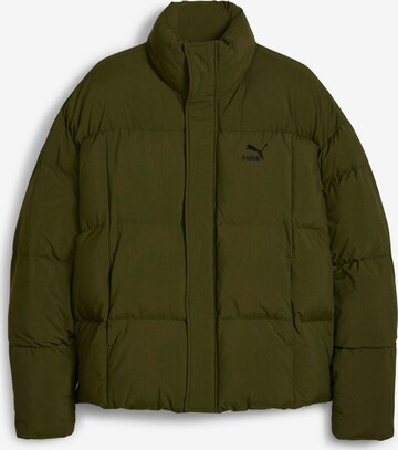 PUMA Zimska jakna | zelena barva: sprednja stran