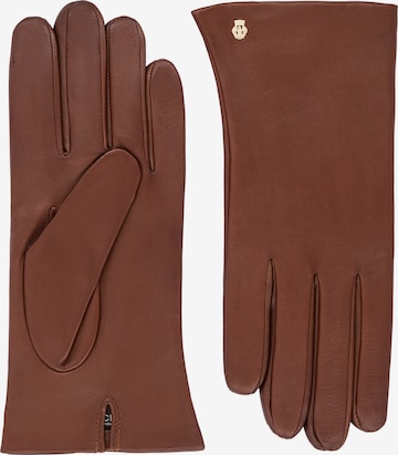 Gants 'LISSABON' Roeckl en marron : devant