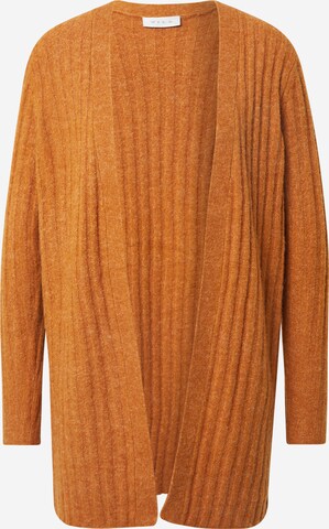 VILA Oversized Cardigan in Orange: front