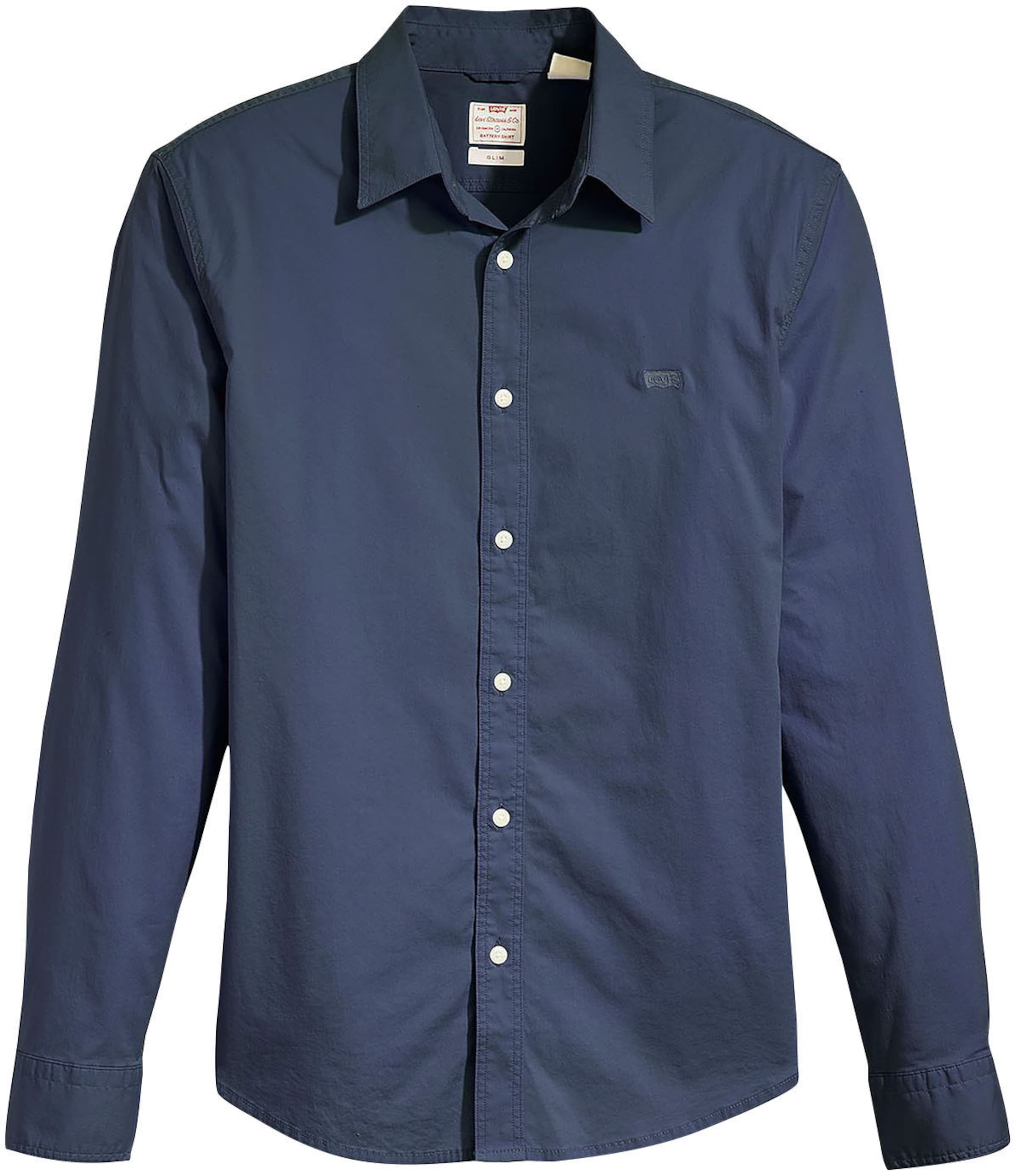 mėlyna LEVI'S ® Marškiniai 'Battery Housemark Slim Fit Shirt': priekis