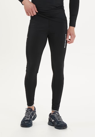 ENDURANCE Skinny Workout Pants 'Energy' in Black: front