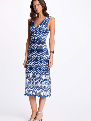 Morgan - Vestido em azul: frente