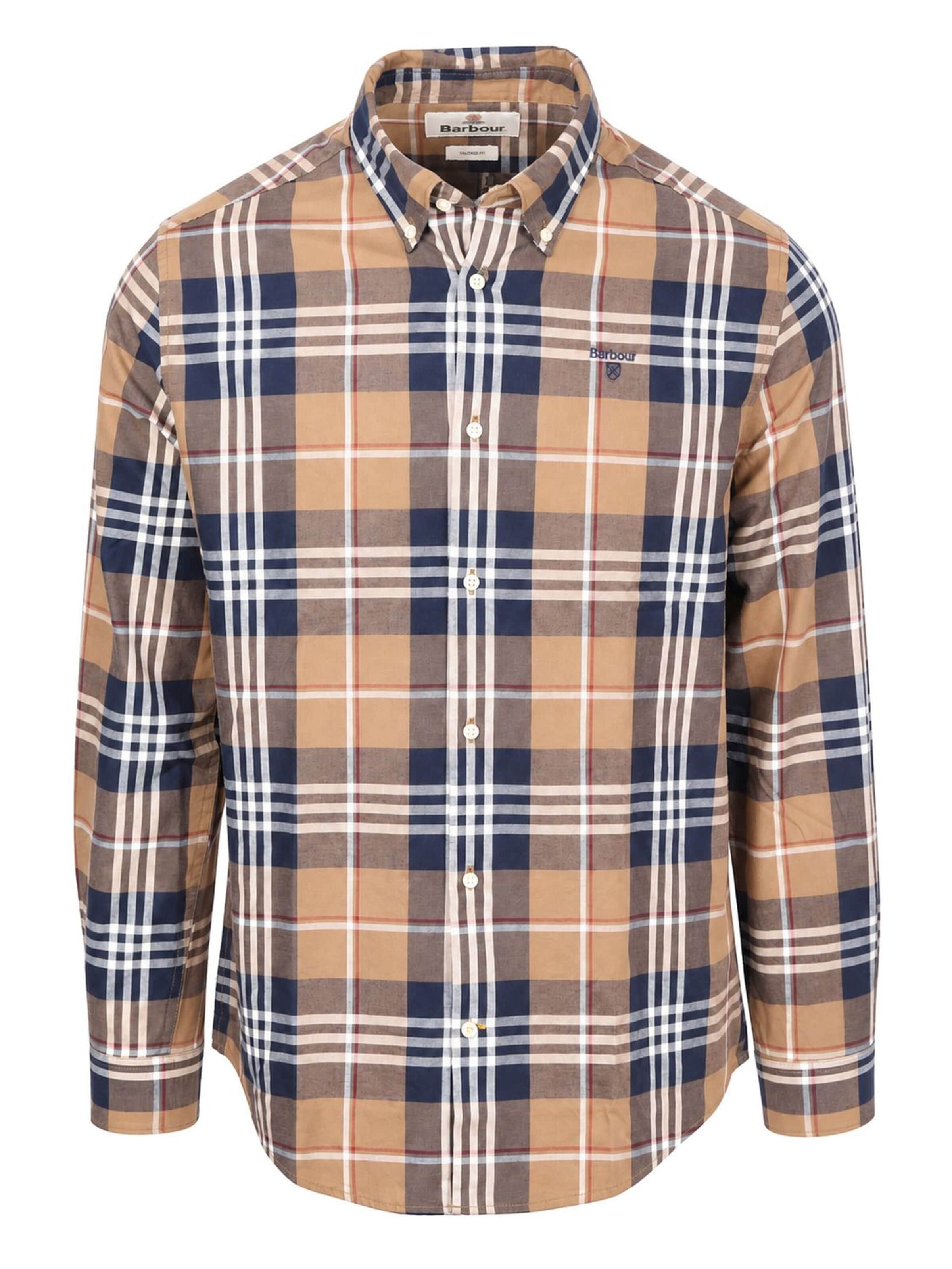 Barbour Button Up Shirt in S in Brown, Item view