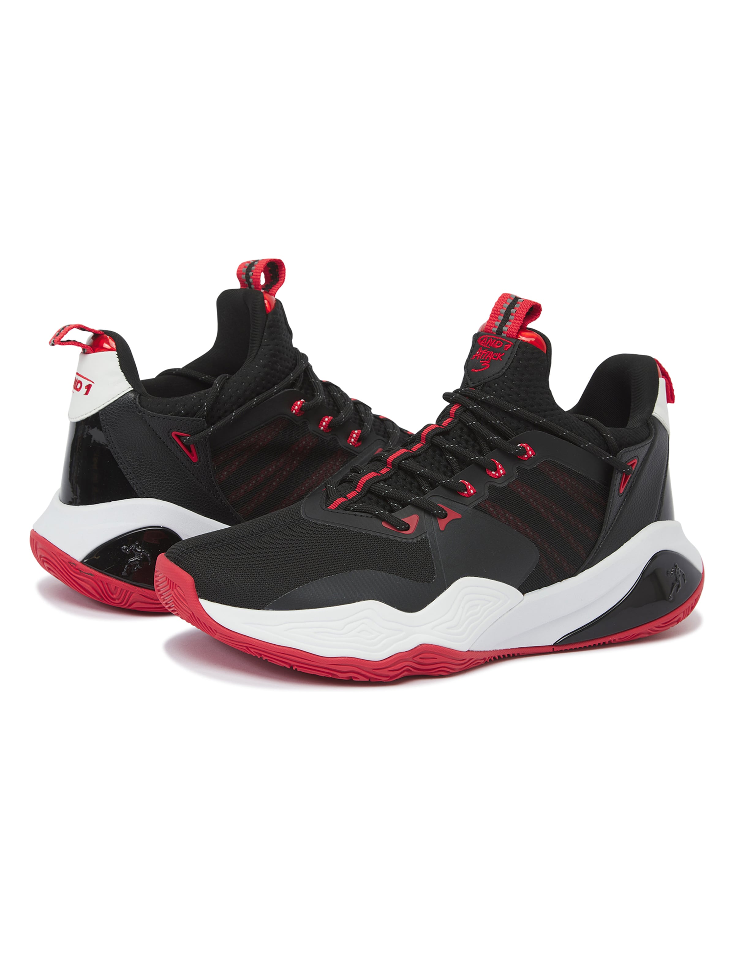 AND1 Σνίκερ χαμηλό 'Attack 3.0' σε μαύρο