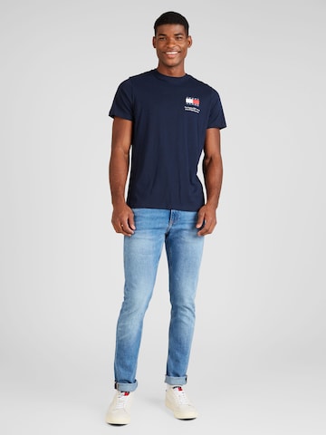 Tommy Jeans Μπλουζάκι 'Essential' σε μπλε