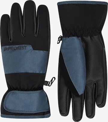 PROTEST Sporthandschoenen 'PRTRAZOR' in Blauw: voorkant