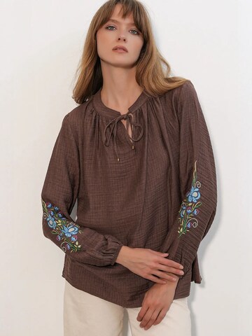 Chemisier Bigdart en marron