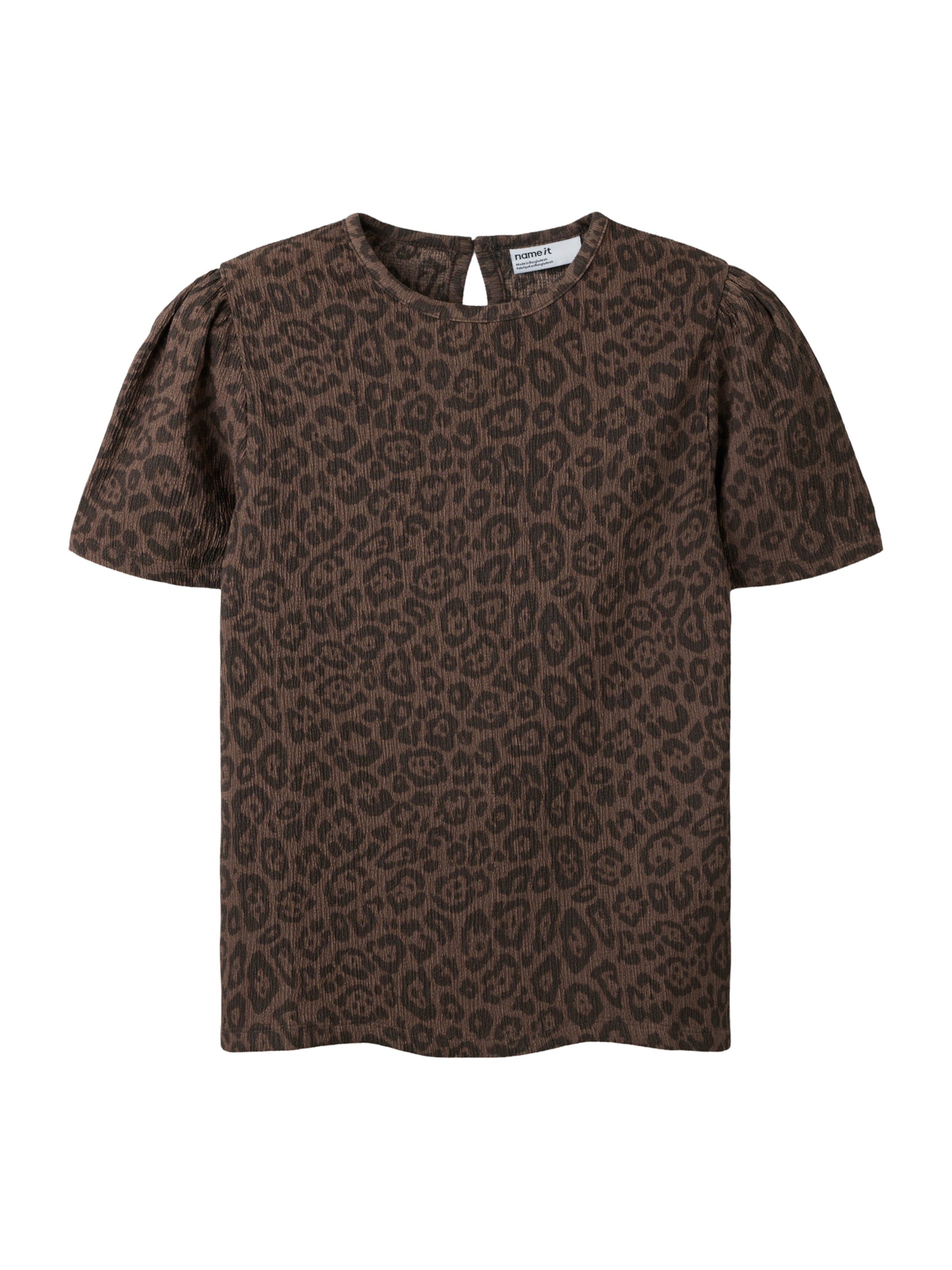 T-Shirt 'NKFLINNA' NAME IT en marron : devant