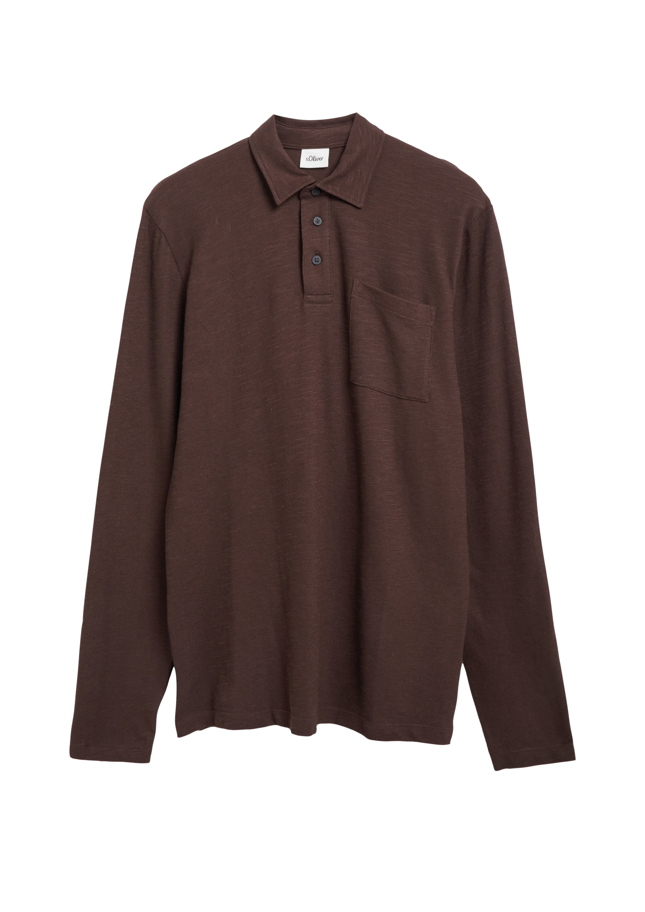 s.Oliver Shirt in XXXL in de kleur Donkerbruin, Productweergave