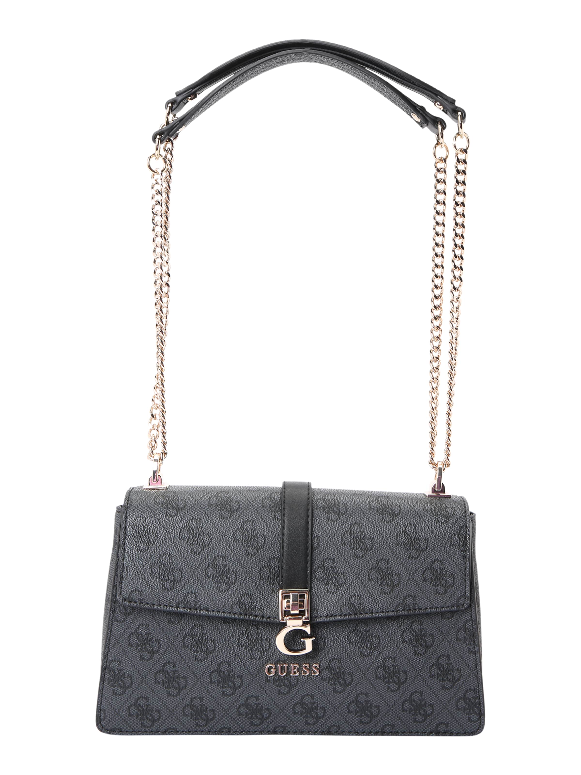 GUESS - Mala de ombro 'ZAMIRA' em preto: frente