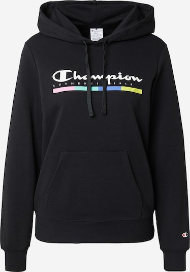 Champion Authentic Athletic Apparel Sweat-shirt en bleu / turquoise / noir / blanc, Vue avec produit