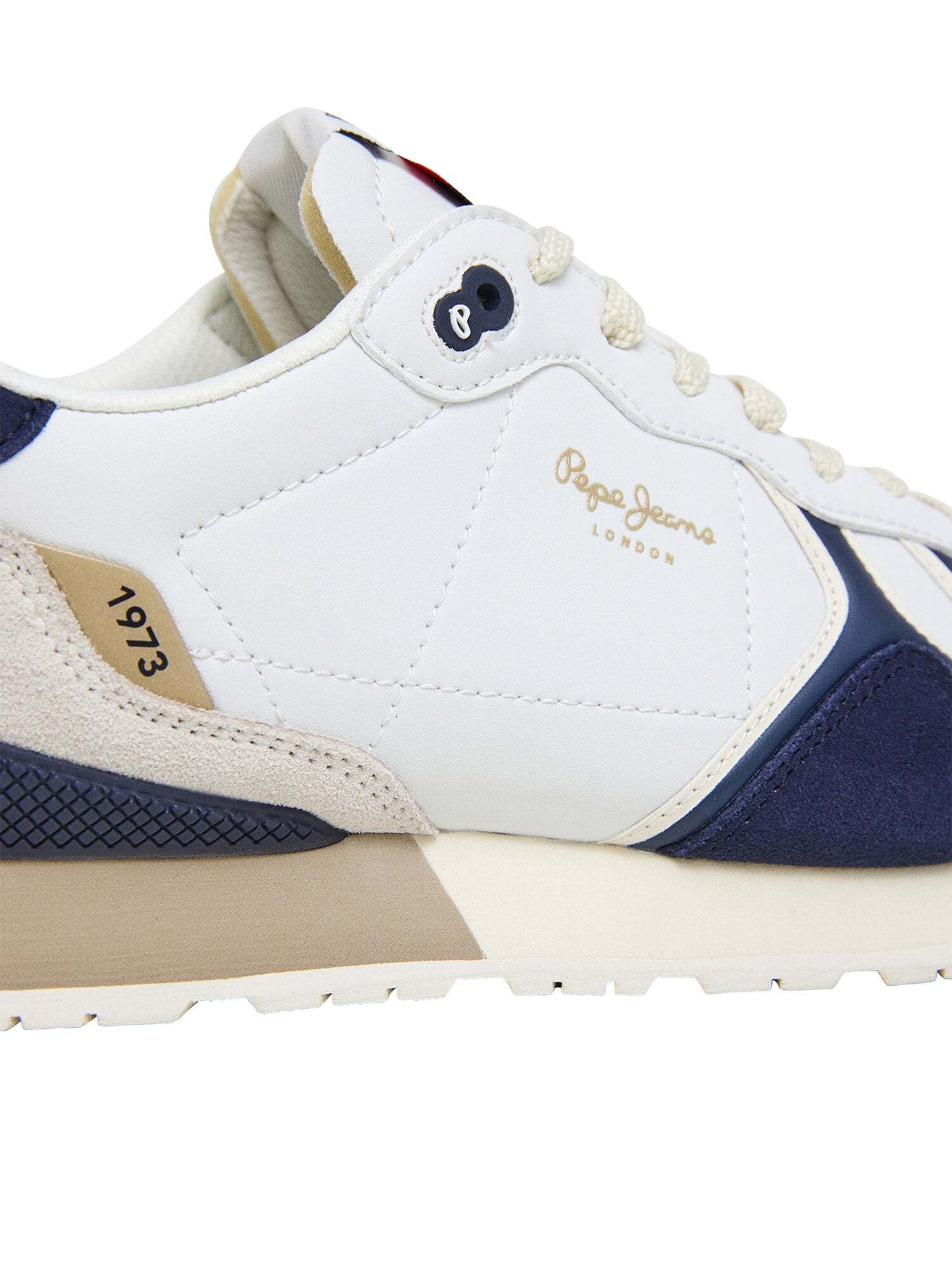 Pepe Jeans Sneakers laag 'Brit Ivy' in Blauw