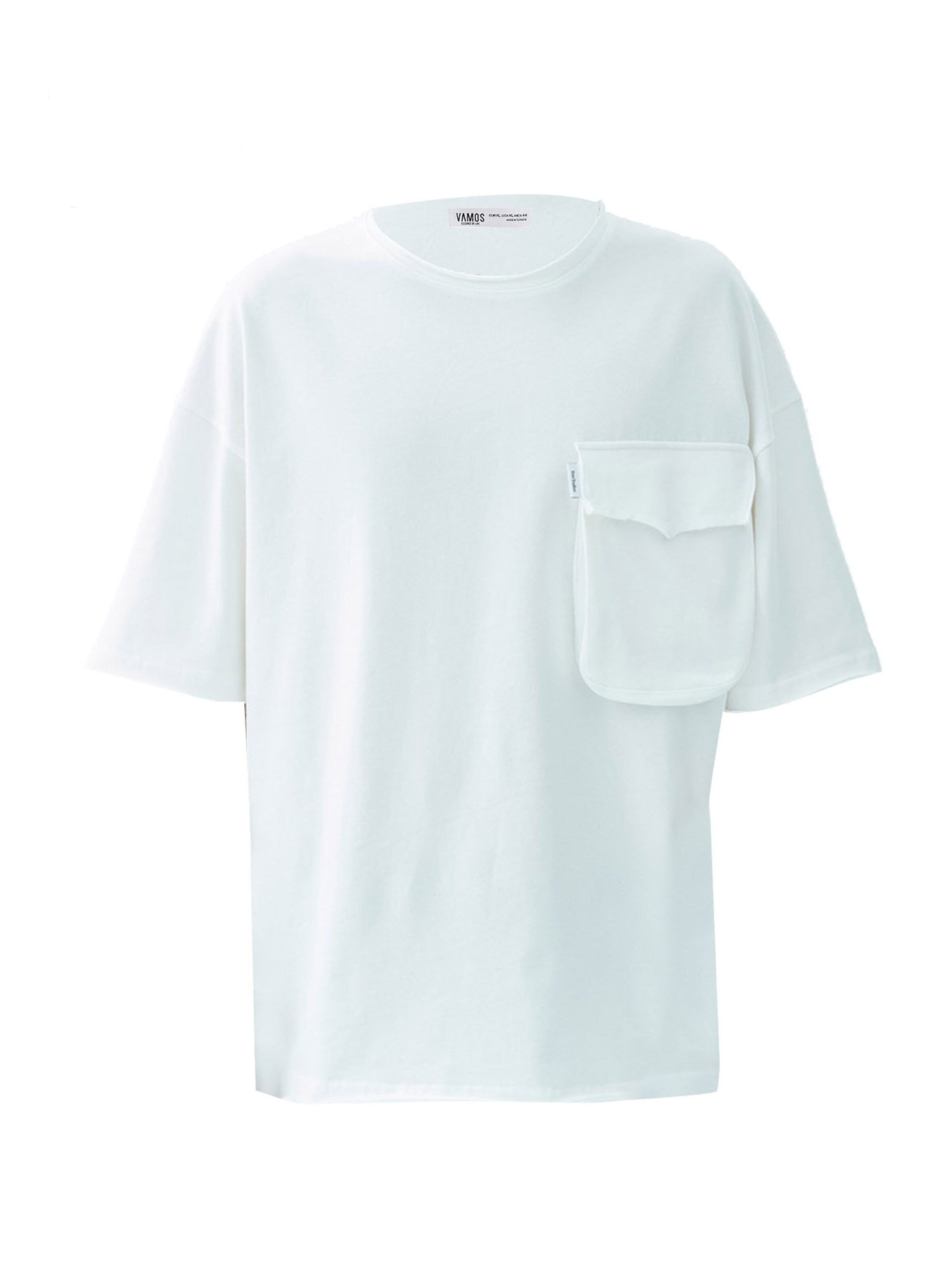 VAMOS CLOMajica - bijela boja: prednji dio