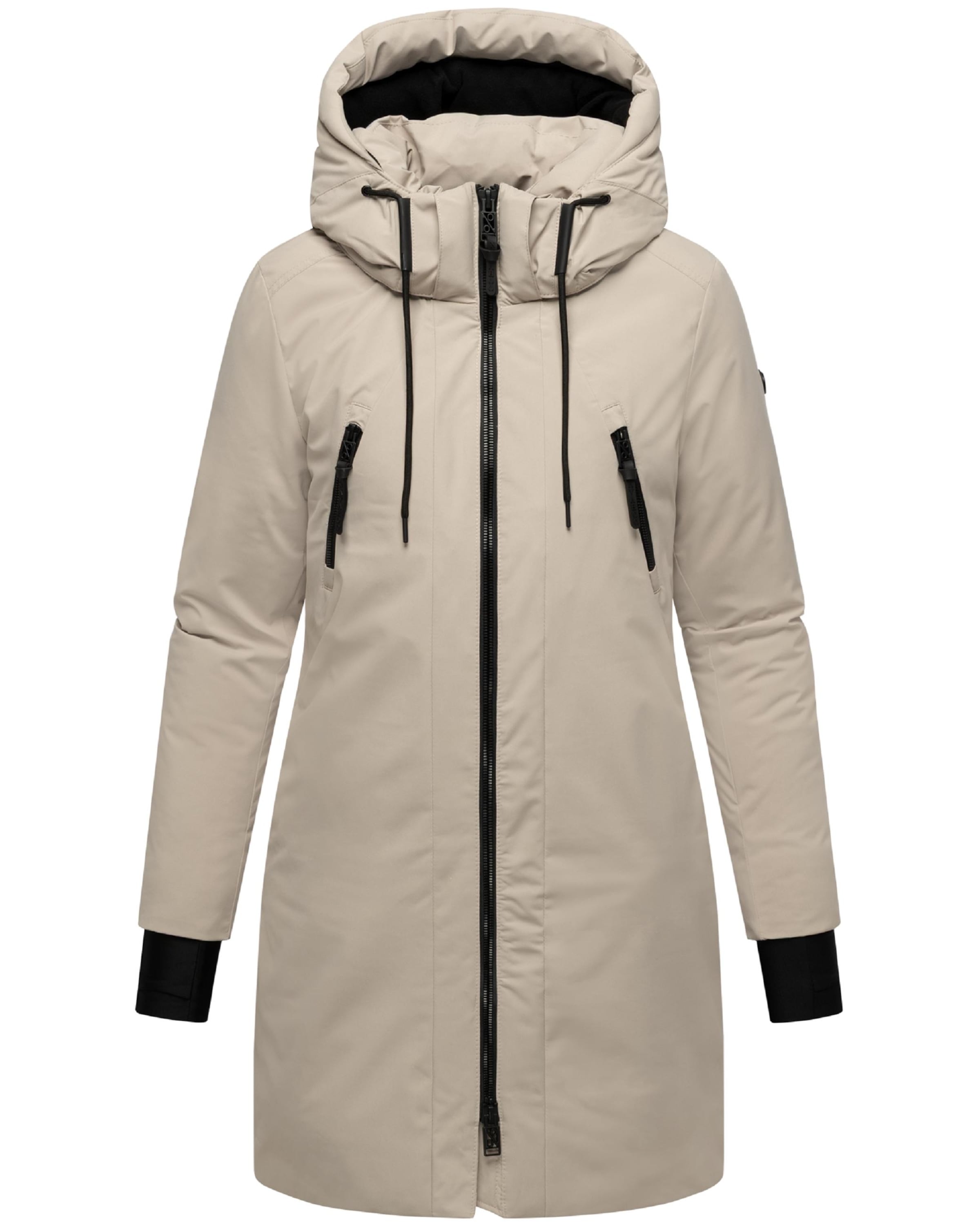 Manteau d’hiver &#x27;Winterzart 14&#x27; NAVAHOO en beige : devant