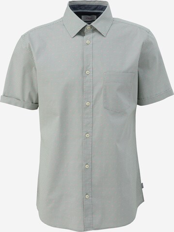 s.Oliver Button Up Shirt in Green: front