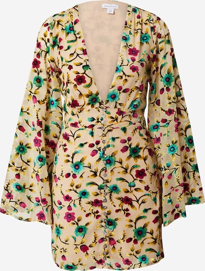 Suknelė iš Warehouse, spalva – kupranugario / žaliosios citrinos spalva / spanguolių spalva / juoda, Prekių apžvalga