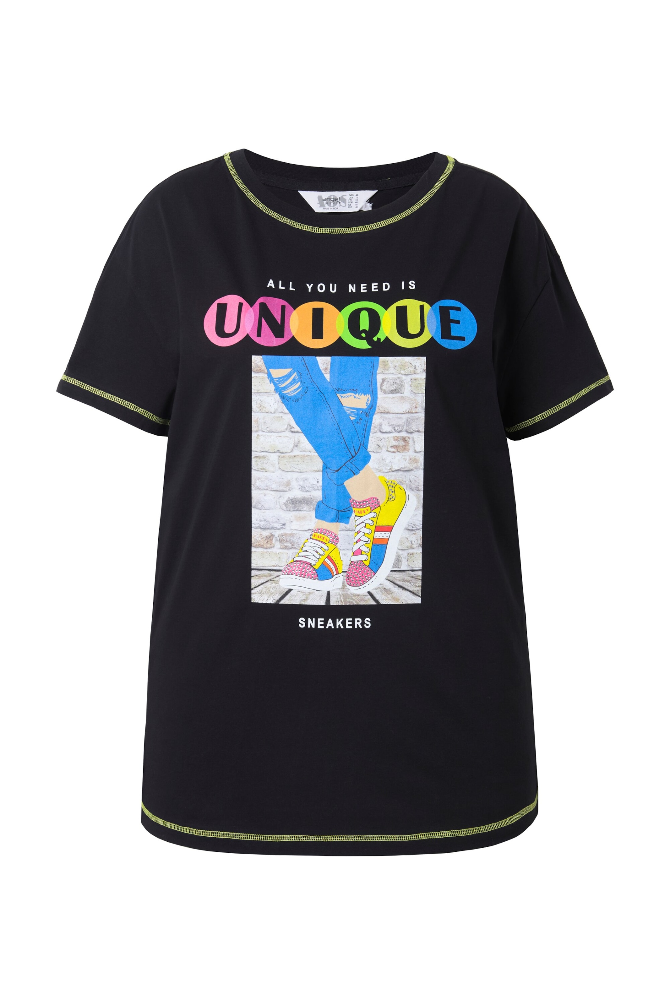 Angel of Style Shirt in Zwart: voorkant