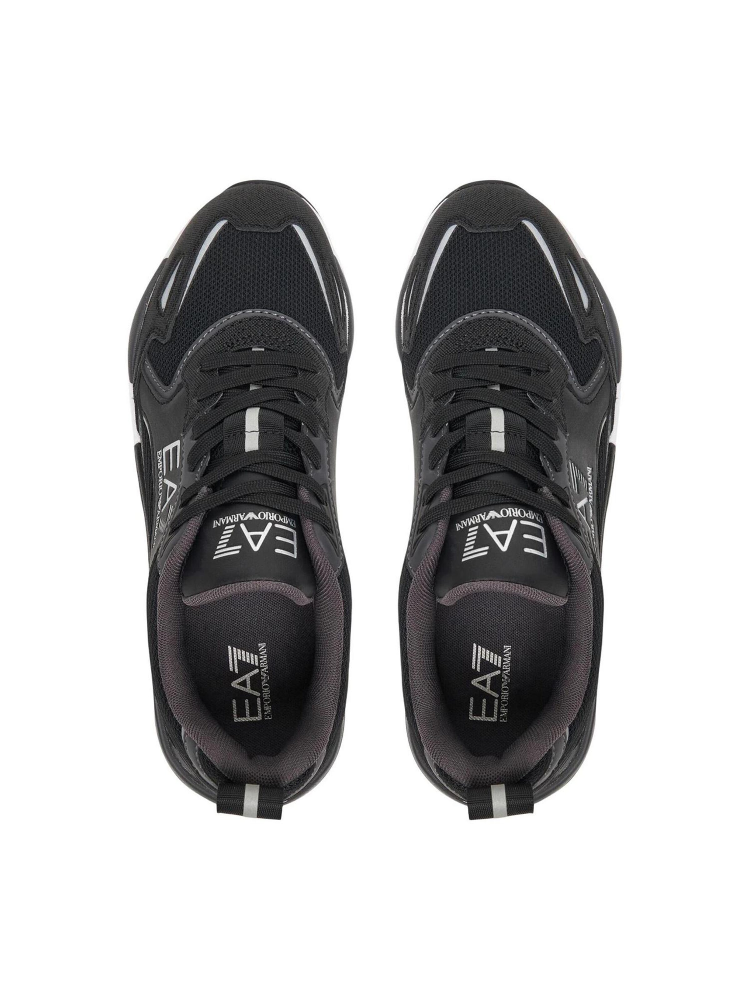 EA7 Emporio Armani Sneakers laag 'UNISEX 7X000308 AF18447' in Zwart