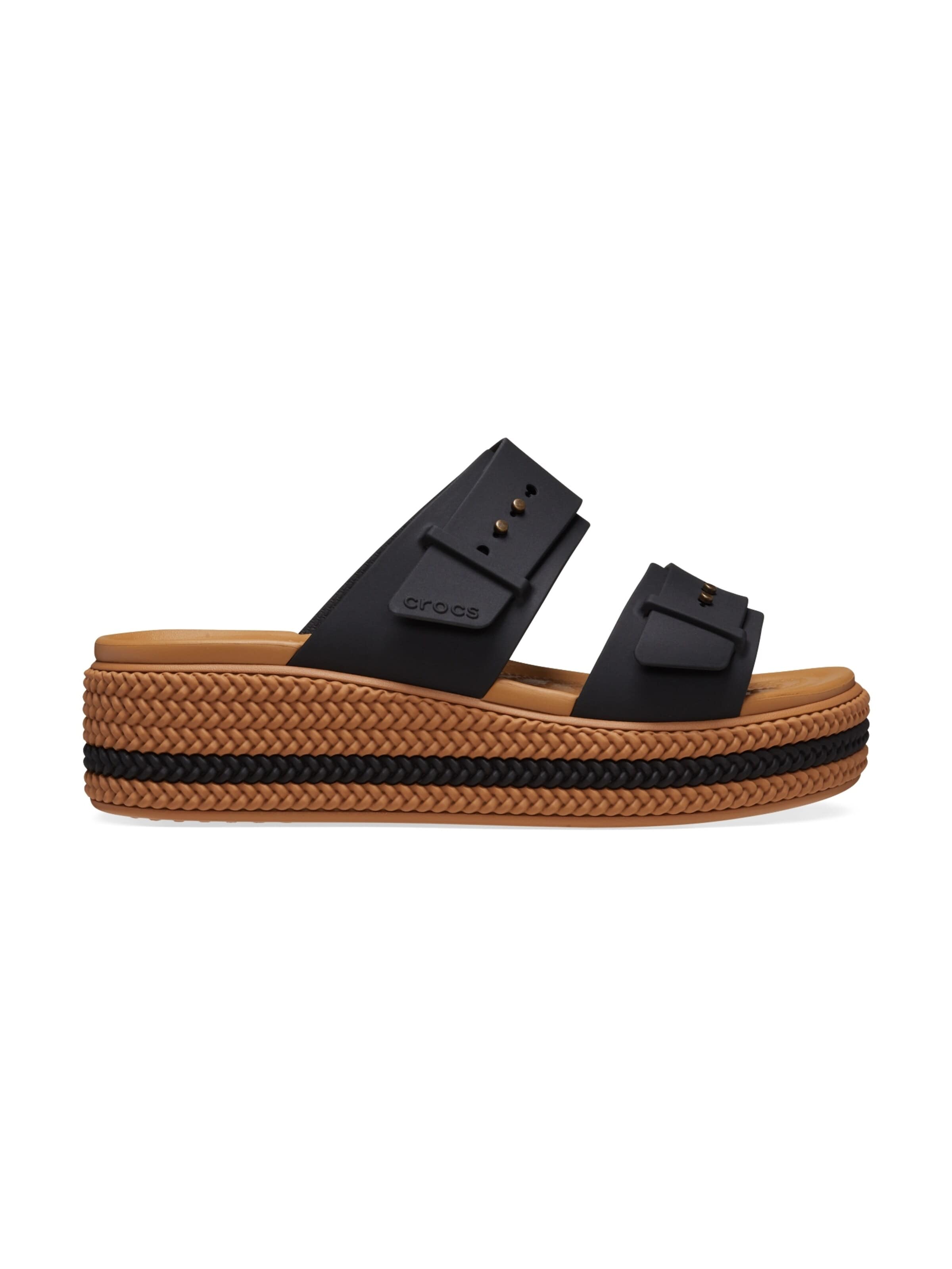 Crocs Pantolette 'Brooklyn' in Schwarz