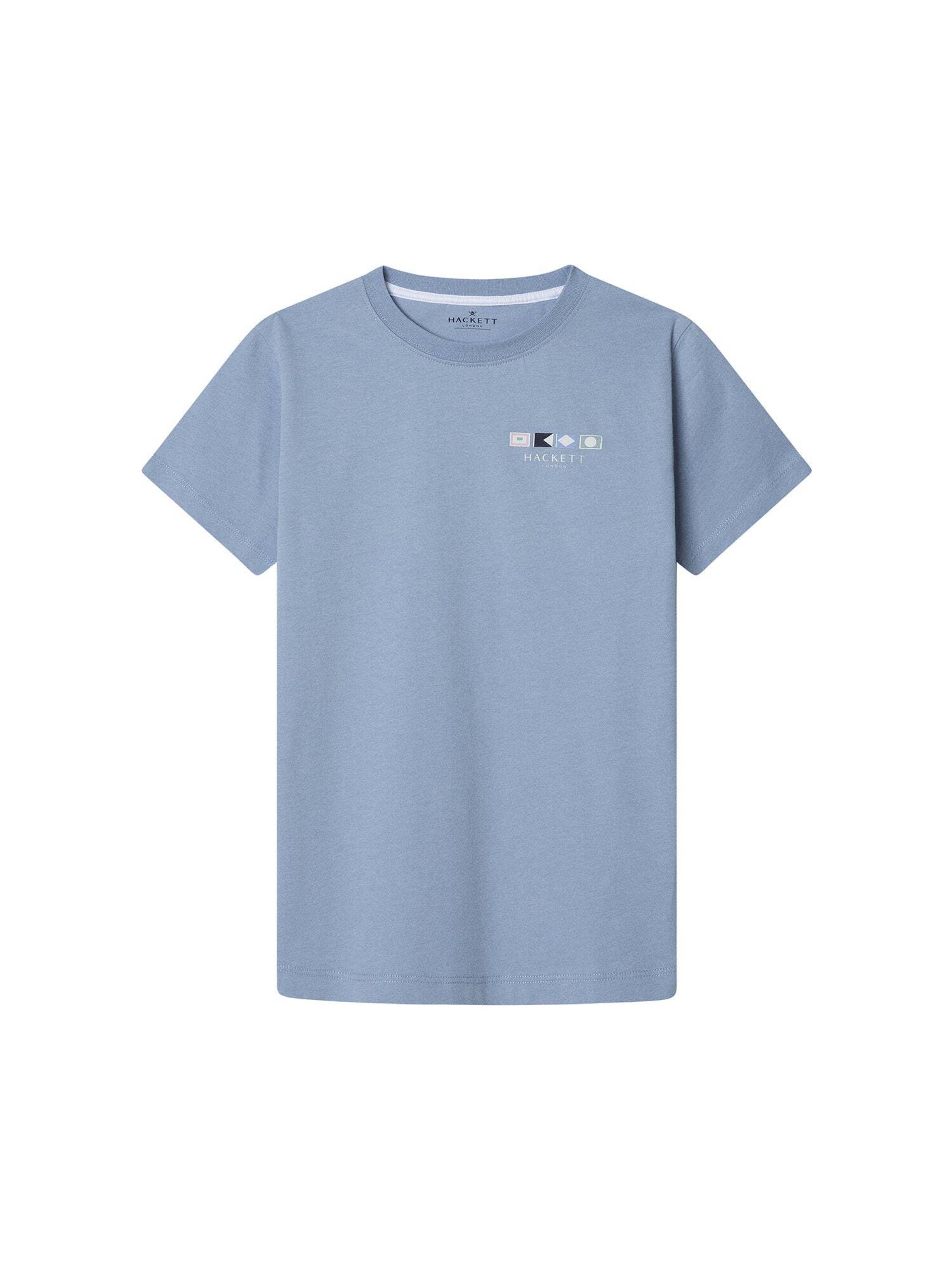 T-Shirt Hackett London en bleu : devant