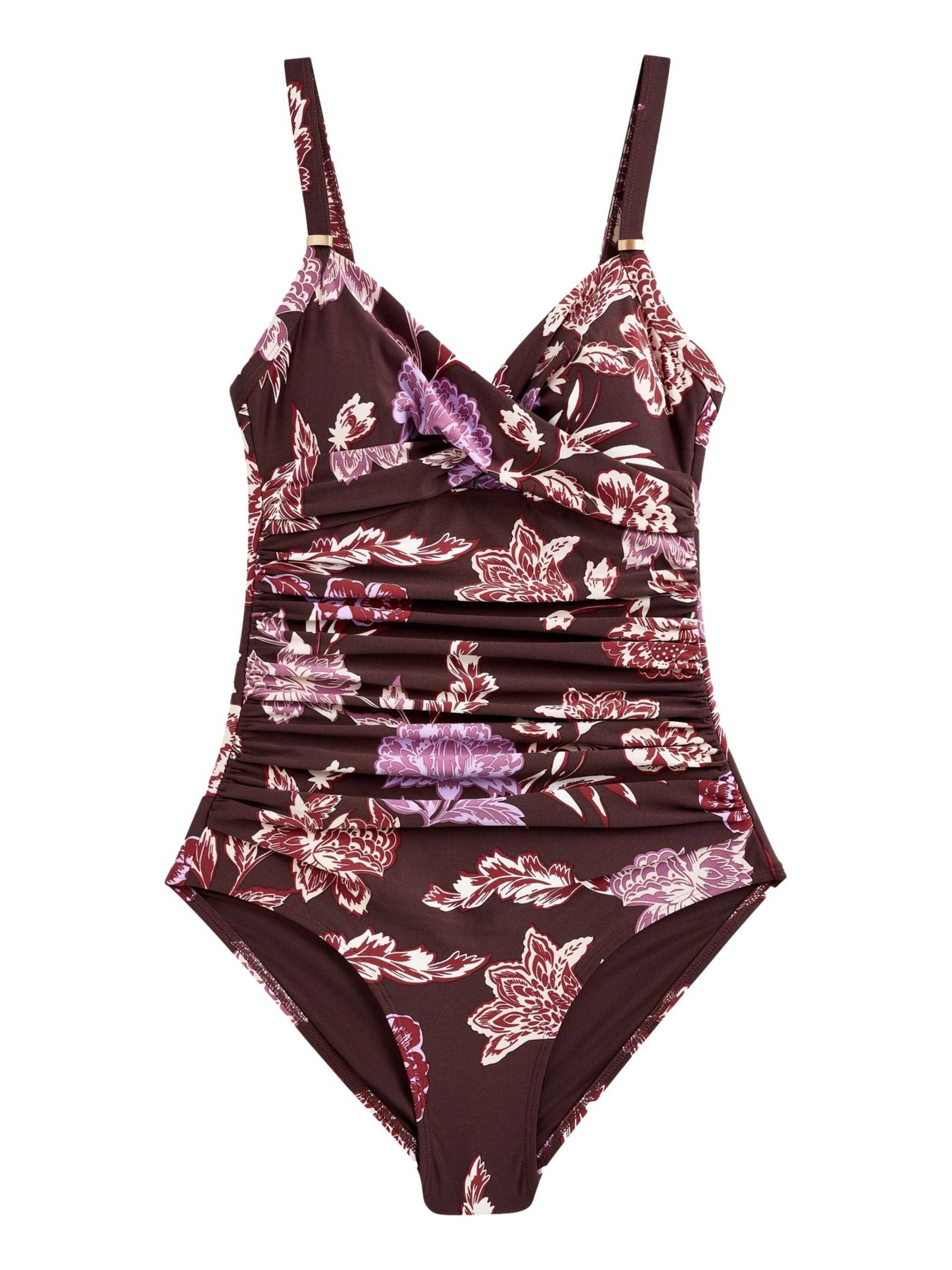 Next Shapingbadeanzug in Rot: Vorderseite