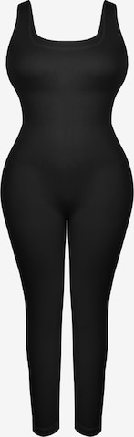 MEETWEE Shaping bodysuit in Black: front