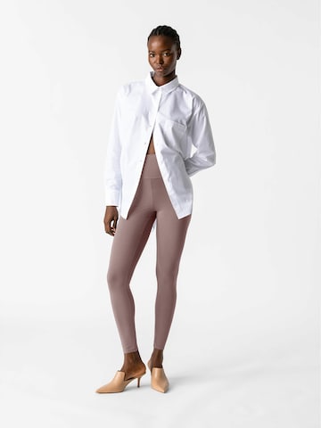 Skinny Leggings 'Luna' Les Lunes en beige