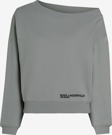 pilka KARL LAGERFELD JEANS Megztinis be užsegimo: priekis