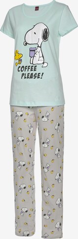 PEANUTS Pyjama in Grau