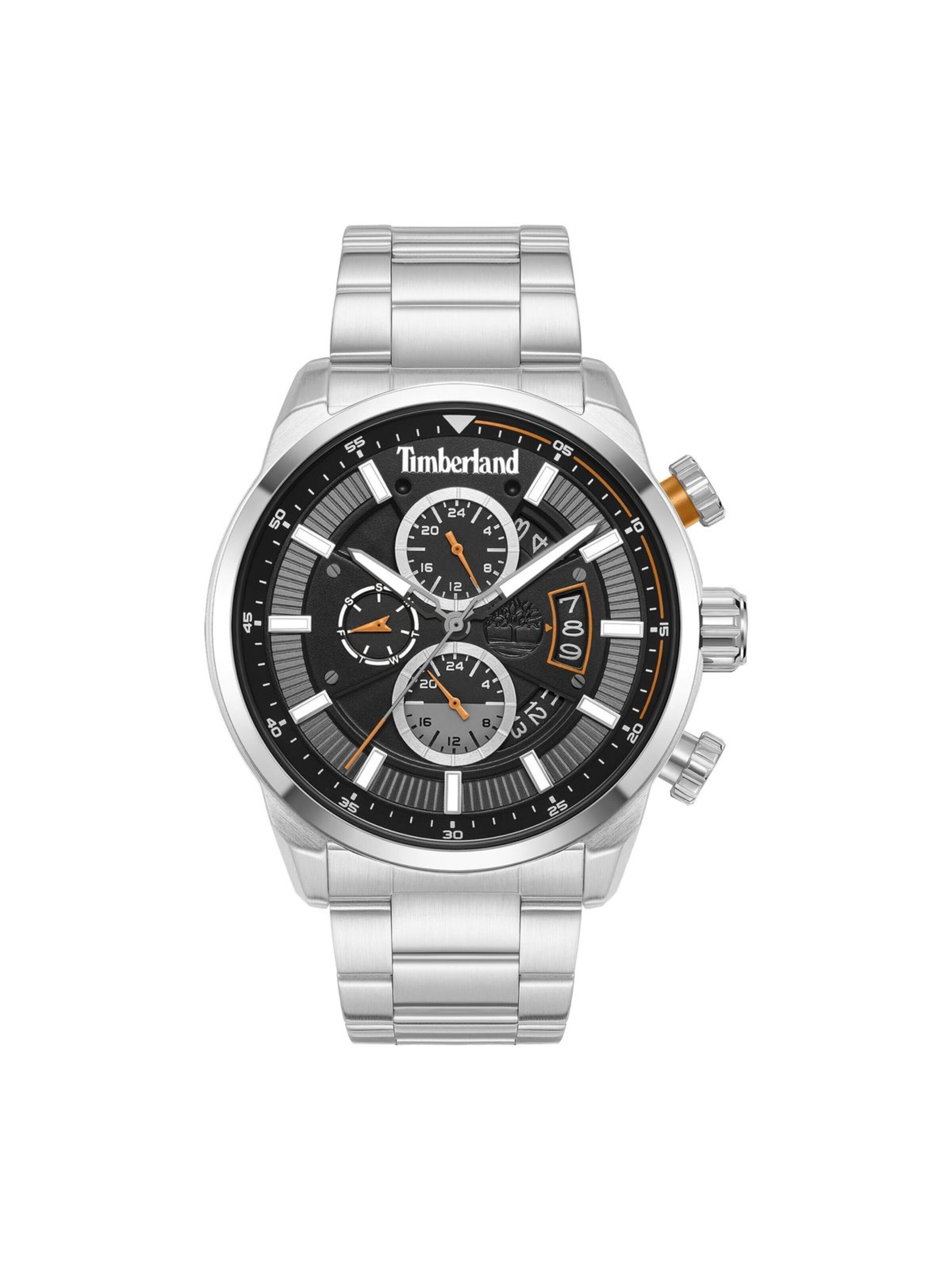 TIMBERLAND Analoog horloge 'Chronograph Callahan' in Zilver: voorkant