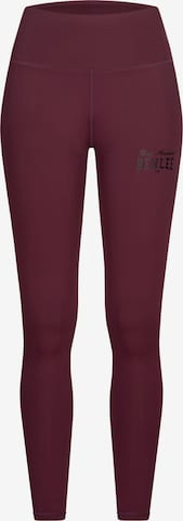 Skinny Pantalon de sport 'Maribel' Benlee en rouge : devant