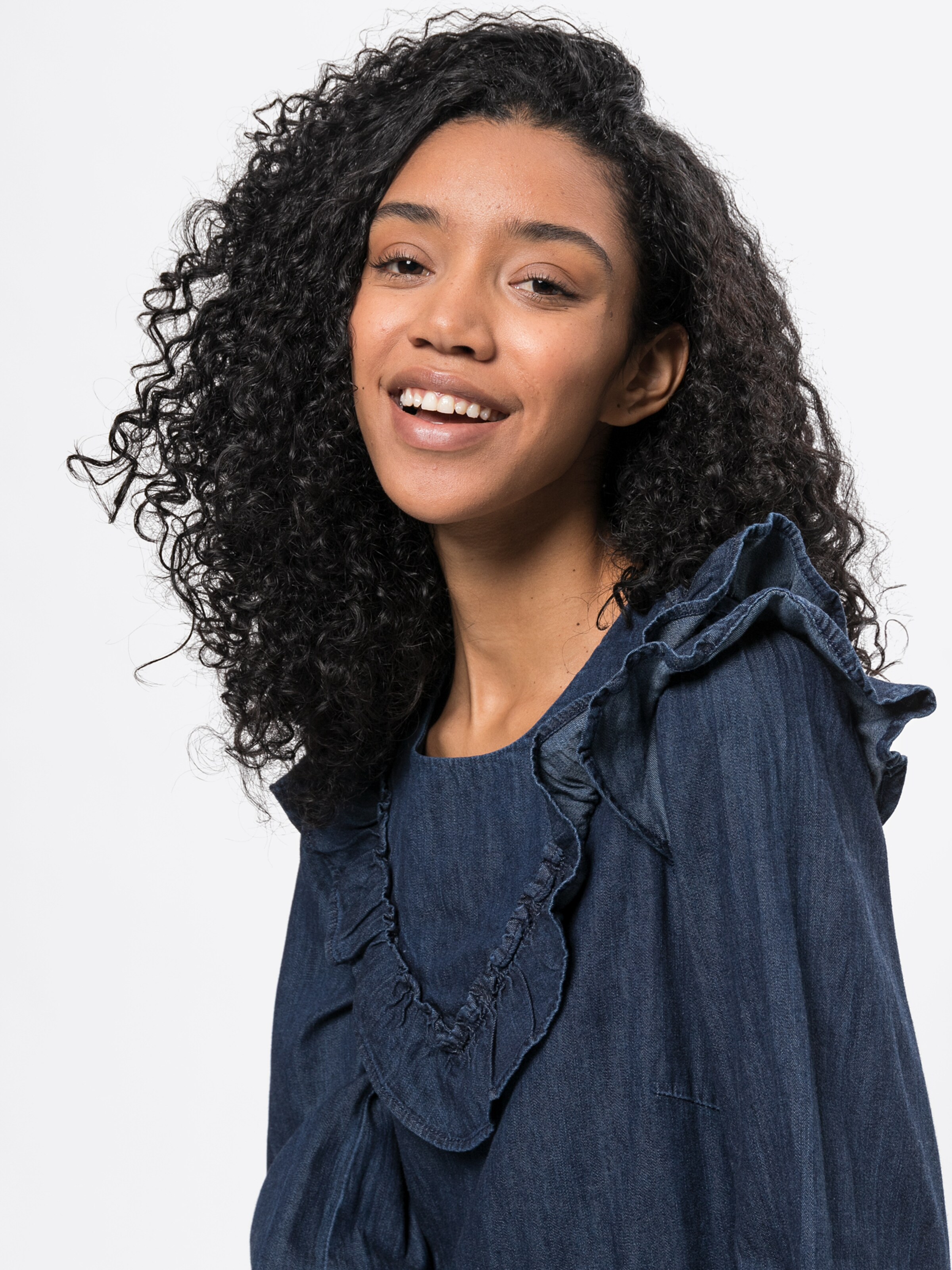 Frauen Große Größen Thought Kleid 'Melanie' in Blau - DN67715 Frauen Große Größen Thought Kleid 'Melanie' in Blau - DN67715