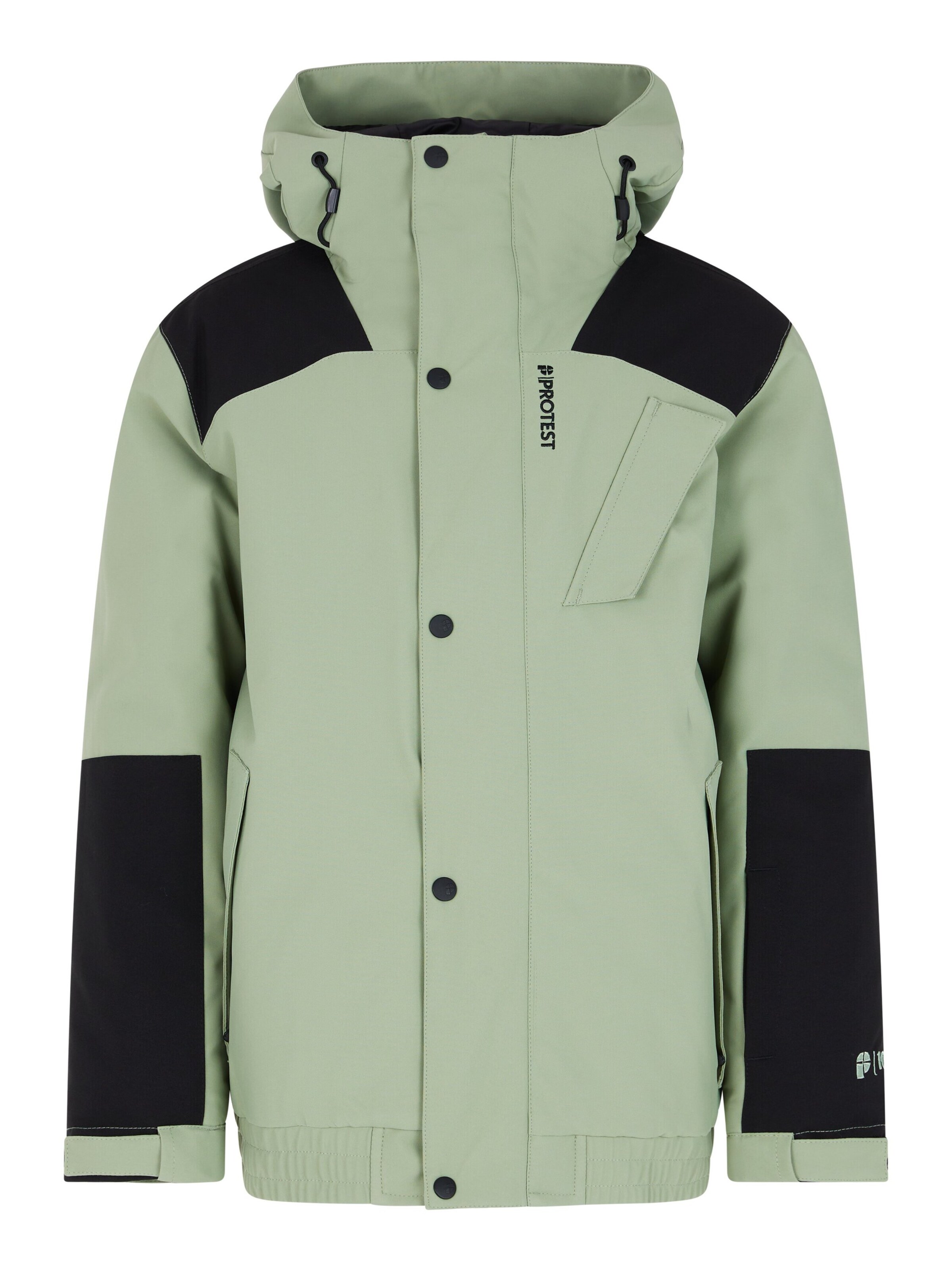 PROTEST Sportjacke 'PRTBROME JR'‌‌‌ in Grün: Vorderseite