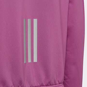 ADIDAS PERFORMANCE Athletic Zip-Up Hoodie in Pink