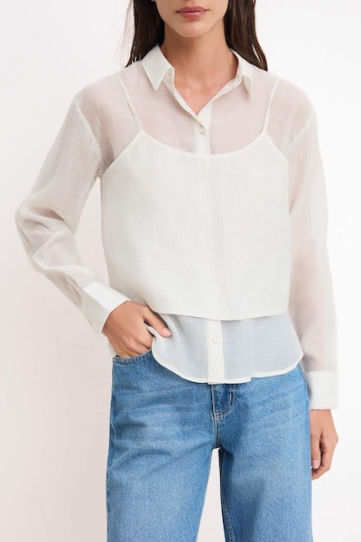 Trendyol Blouse in XS in Ivory, Item view